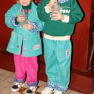 Workwear Growing Pants in Green by Club Trésor