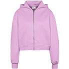 Cropped Zip Hoodie in Cherry Blossom by Colorful Standard