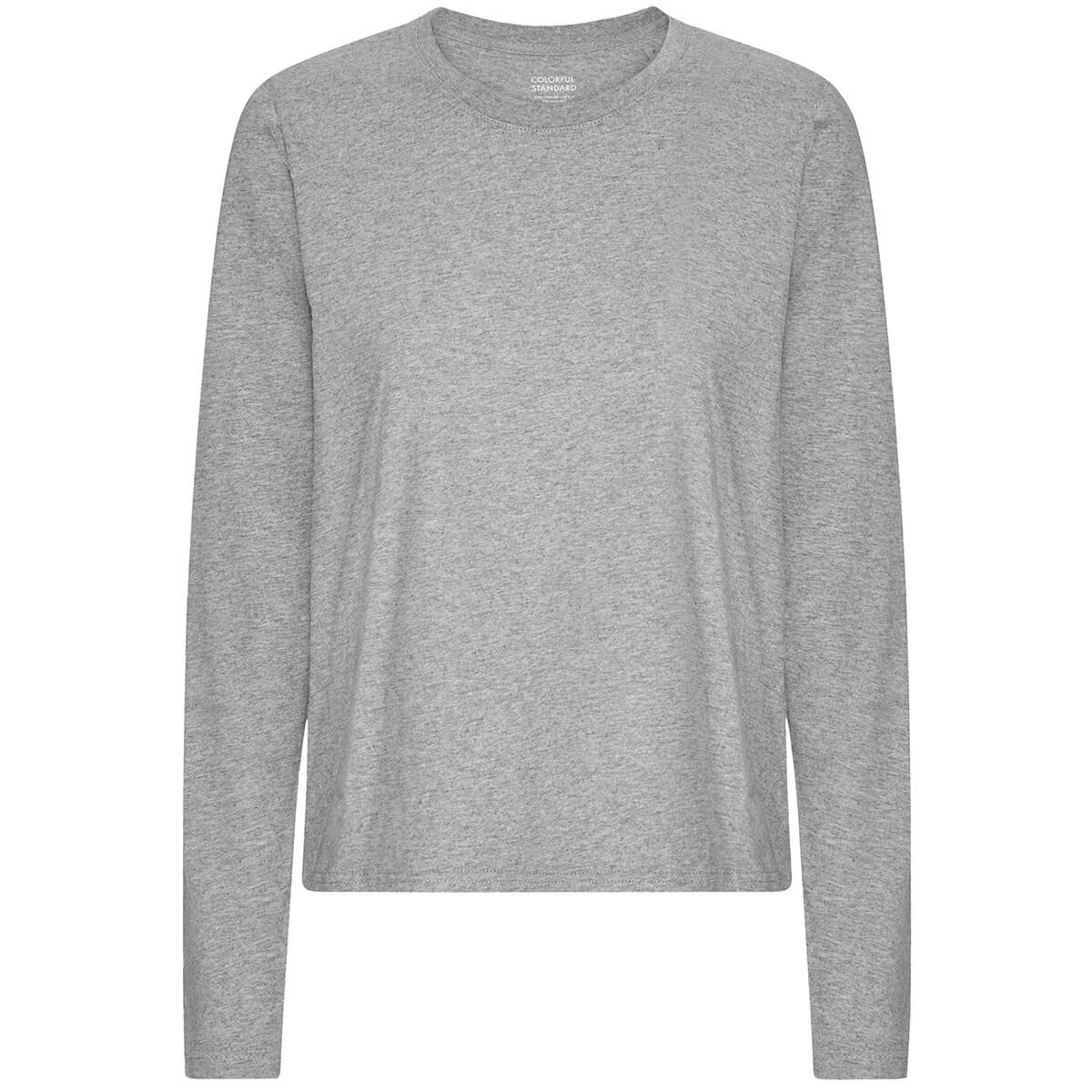 Long Sleeve T-Shirt in Heather Grey by Colorful Standard