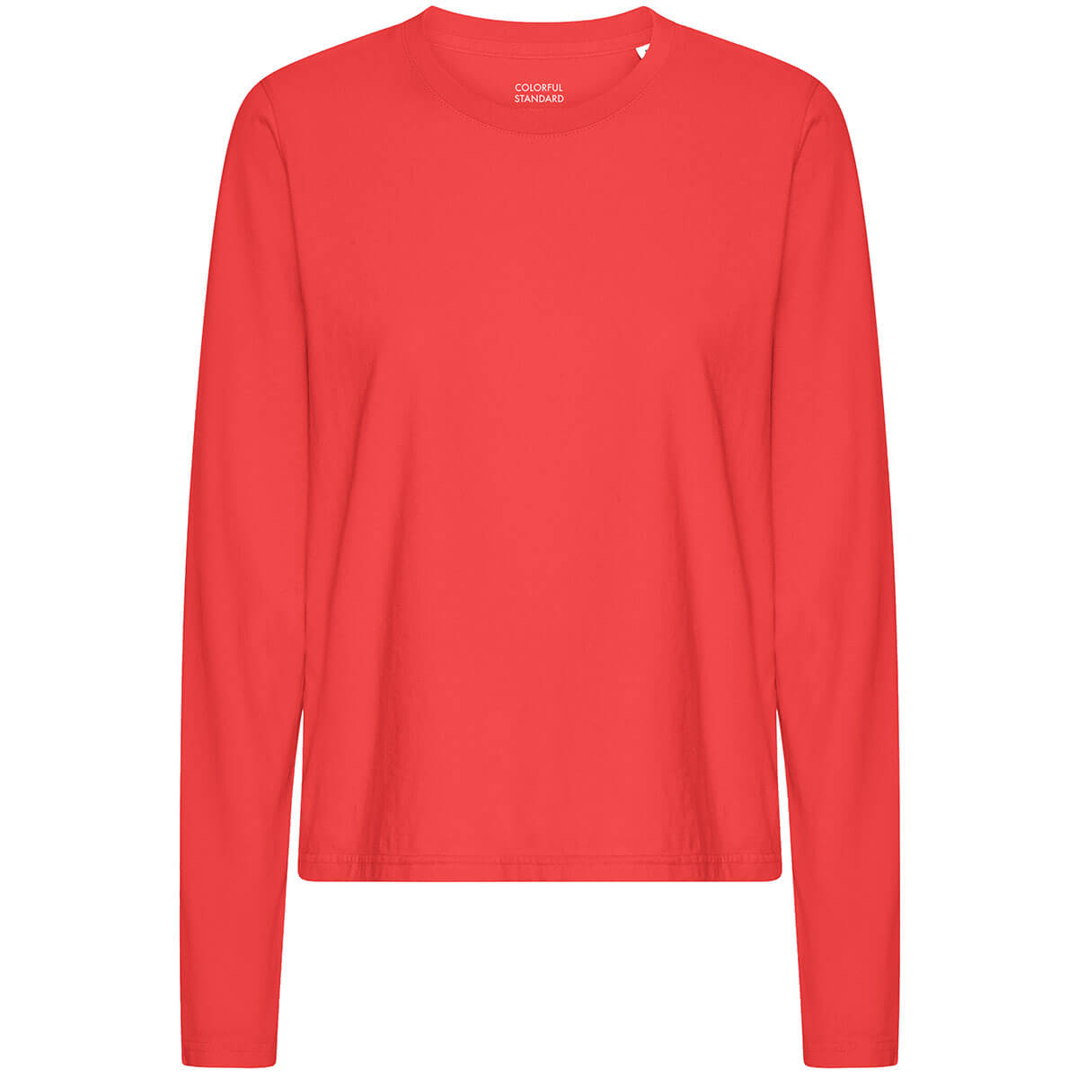 Long Sleeve T-Shirt in Red Tangerine by Colorful Standard