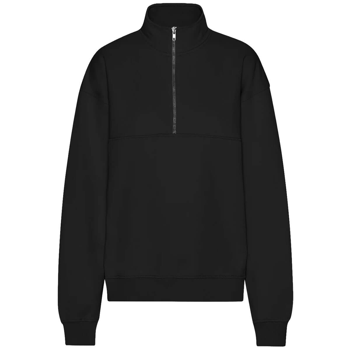 Women's Quarter Zip in Deep Black by Colorful Standard