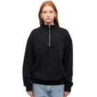 Women's Quarter Zip in Deep Black by Colorful Standard