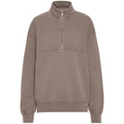 Women's Quarter Zip in Faded Khaki by Colorful Standard