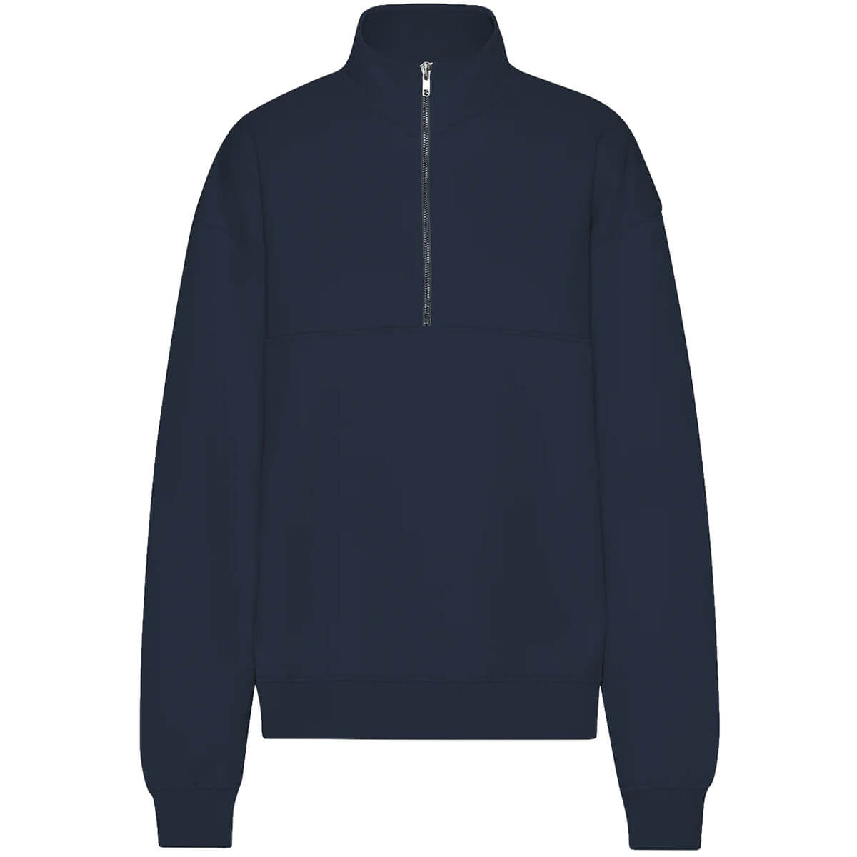 Women's Quarter Zip in Navy Blue by Colorful Standard