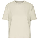 Boxy Crop Tee in Ivory White by Colorful Standard