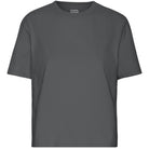 Boxy Crop Tee in Lava Grey by Colorful Standard