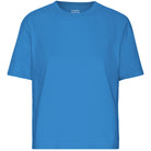 Boxy Crop Tee in Pacific Blue by Colorful Standard
