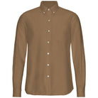 Men's Organic Button Down Shirt in Sahara Camel by Colorful Standard