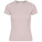 Rib Short Sleeve Tee in Faded Pink by Colorful Standard