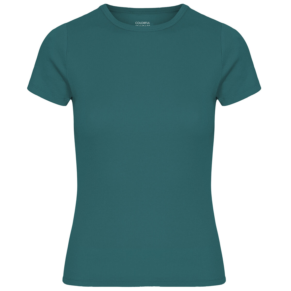 Rib Short Sleeve Tee in Ocean Green by Colorful Standard