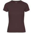 Rib Short Sleeve Tee in Oxblood Red by Colorful Standard