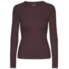 Rib T-Shirt in Oxblood Red by Colorful Standard