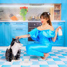 Black and White Cat Hair Claw by Coucou Suzette