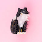 Black and White Cat Hair Claw by Coucou Suzette