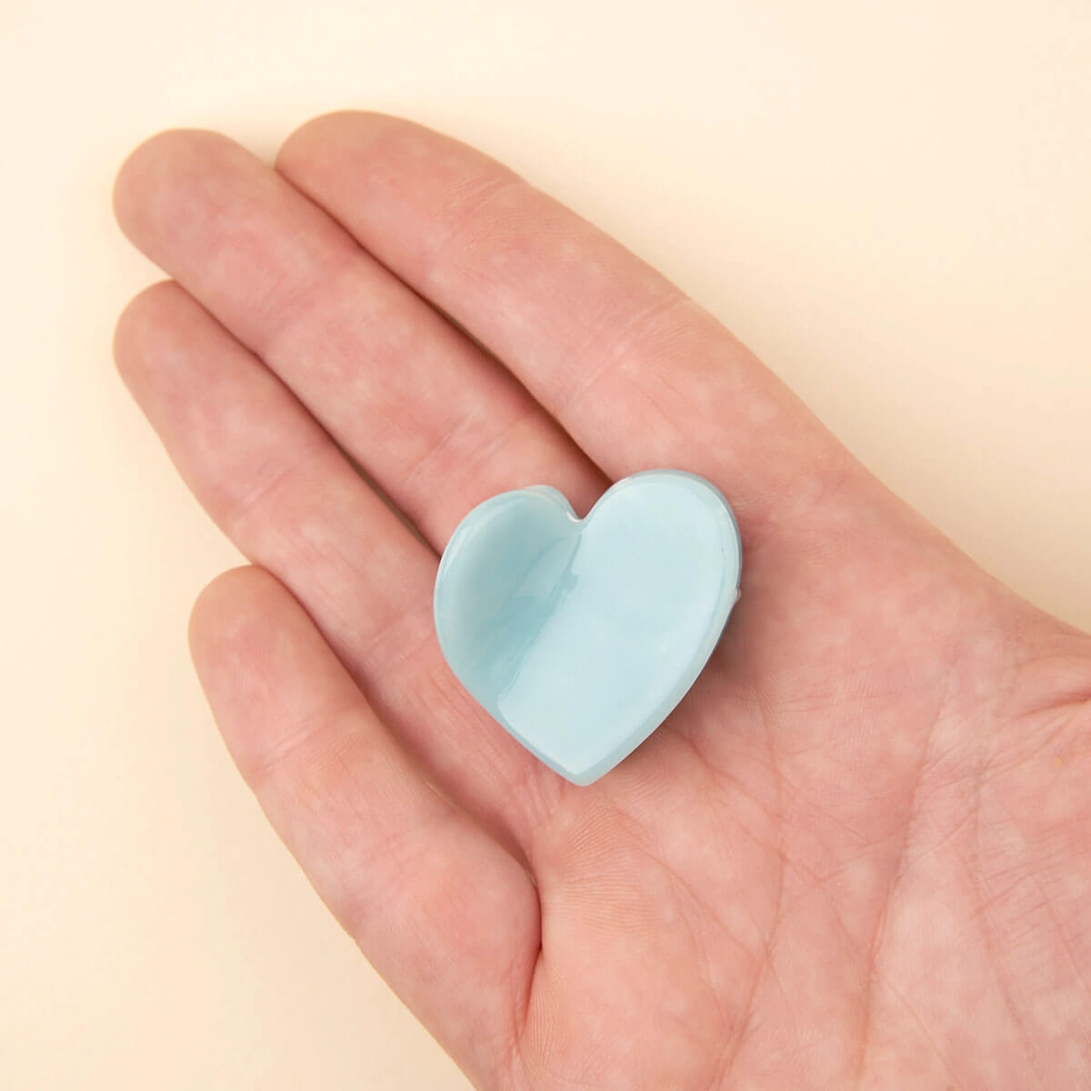 Blue Heart Mini Hair Claw by Coucou Suzette
