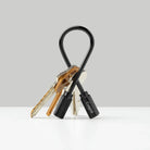 Closed Helix Keyring in Vapor Black by Craighill