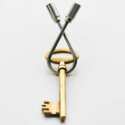 Closed Helix Keyring in Vapor Black by Craighill