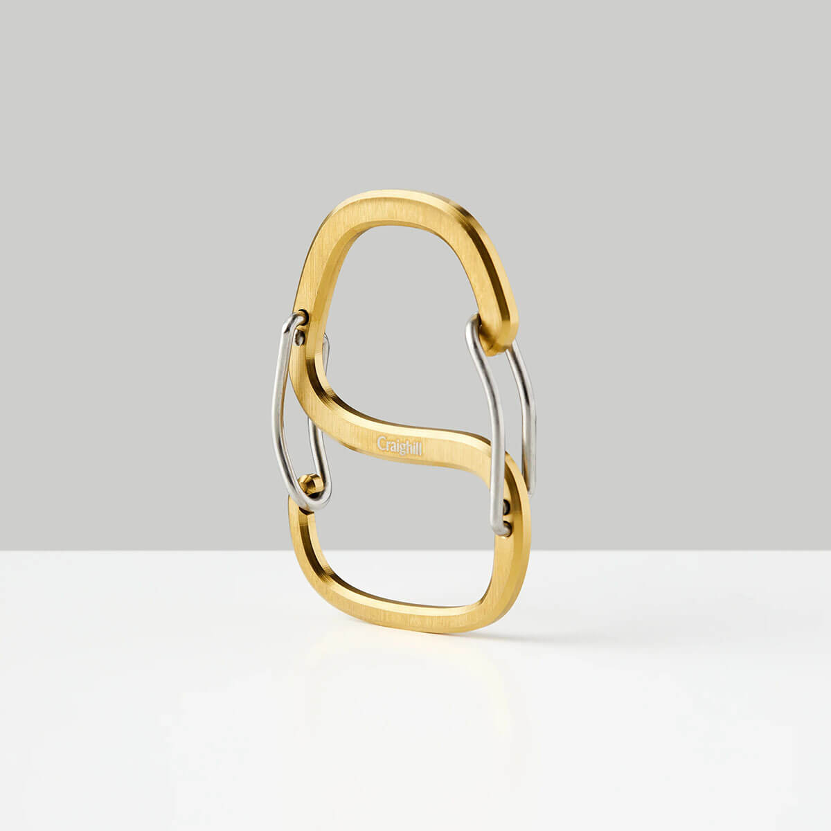 Coachwhip Carabiner in Vapor Brass by Craighill