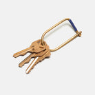 Wilson Keyring in Enameled Blue by Craighill