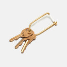 Wilson Keyring in Enameled White by Craighill