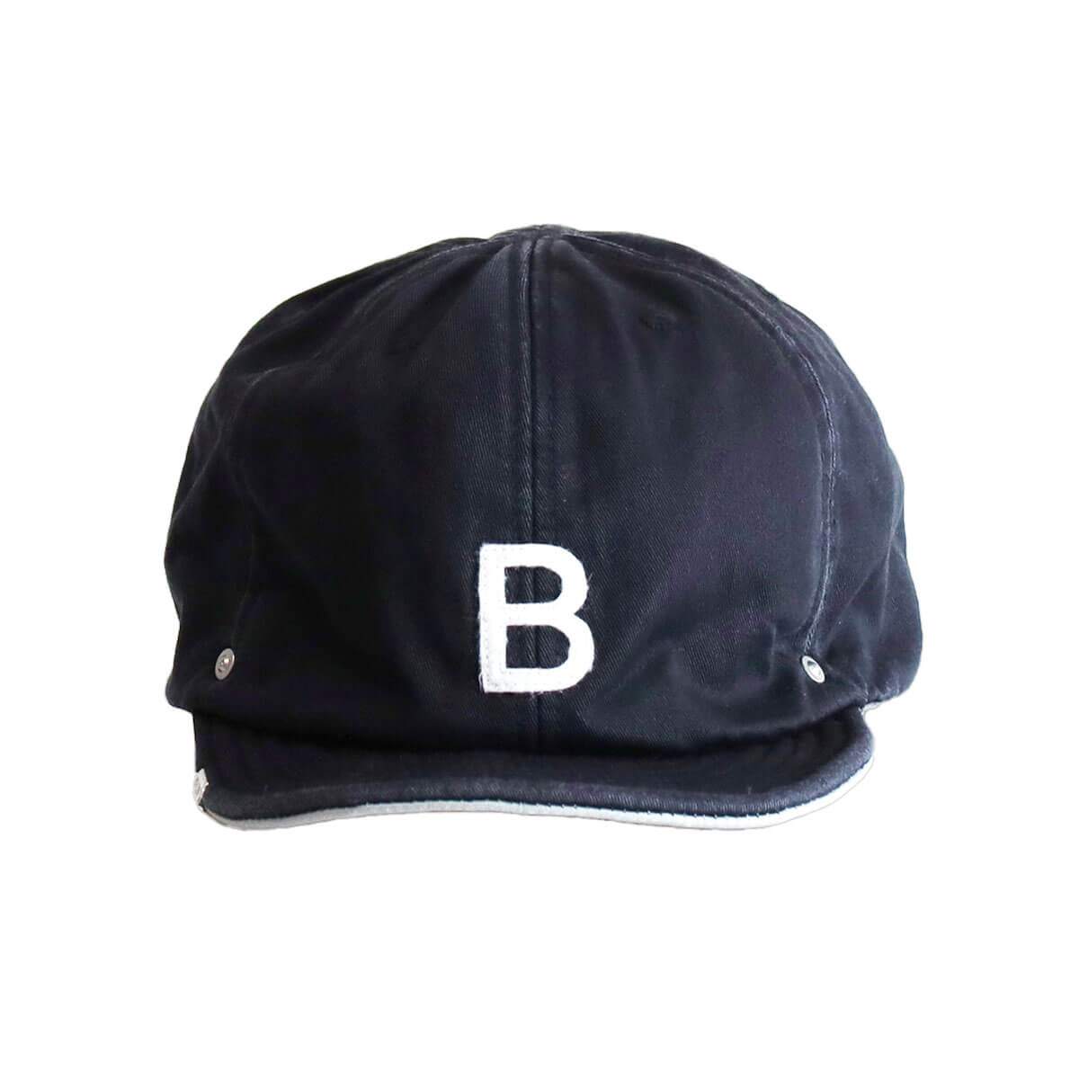Initial 6 Panel Cap in Black by Decho