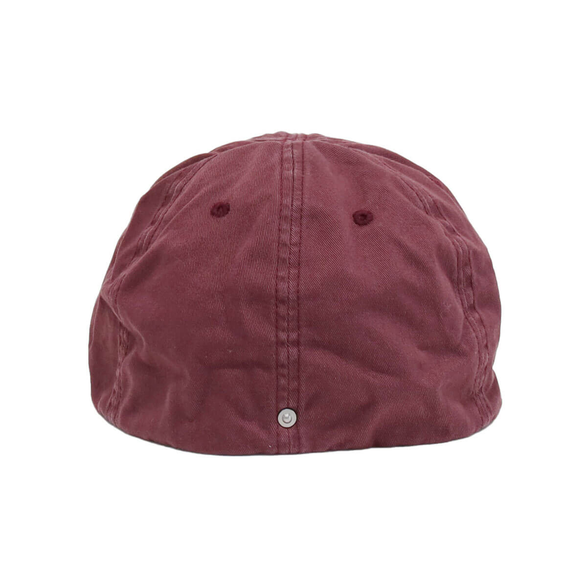 Initial 6 Panel Cap in Wine by Decho