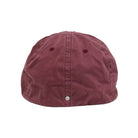 Initial 6 Panel Cap in Wine by Decho