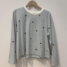 Josephine Long Sleeve Tee in Coeur Cognac by Des Petits Hauts
