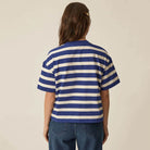 Filma Tee in Indigo / Ecru by Des Petits Hauts