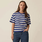 Filma Tee in Indigo / Ecru by Des Petits Hauts