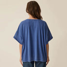Haricia Tee in Indigo by Des Petits Hauts