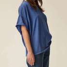 Haricia Tee in Indigo by Des Petits Hauts
