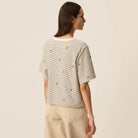 Josef Tee in Marine / Mousse by Des Petits Hauts