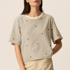 Josef Tee in Marine / Mousse by Des Petits Hauts