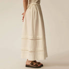 Tolliver Skirt in Ecru by Des Petits Hauts