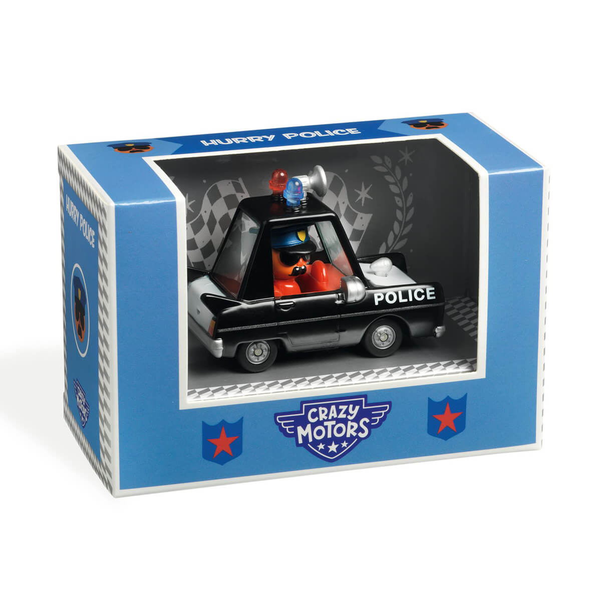 Crazy Motors Hurry Police Car by Djeco – Junior Edition