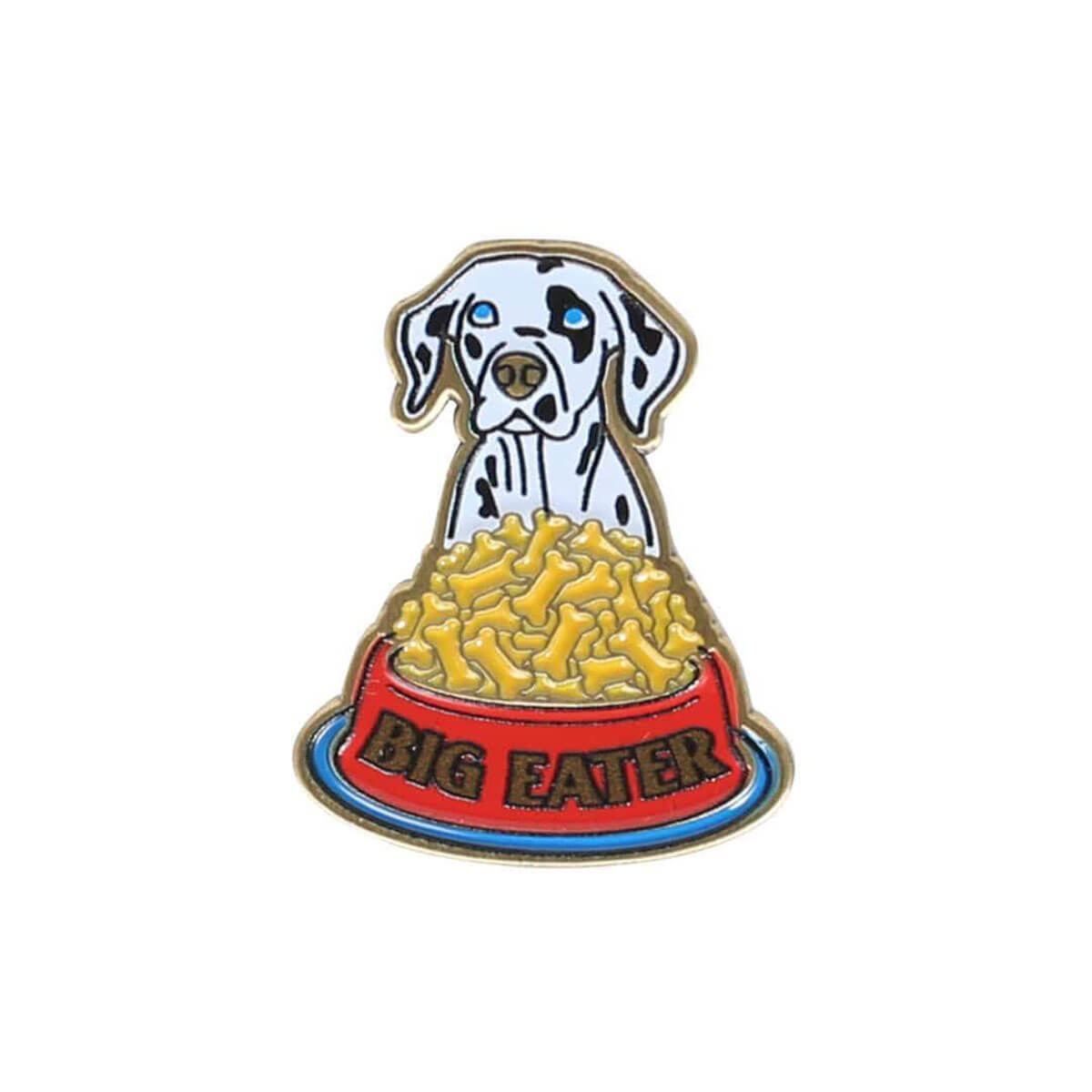 Big Eater Dog Pin Badge by Dulton