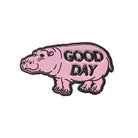 Good Day Hippo Pin Badge by Dulton