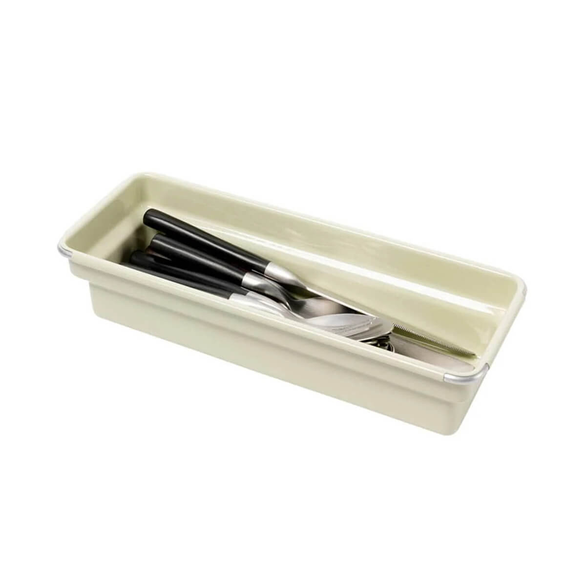 Oblong Tray in Ivory by Dulton