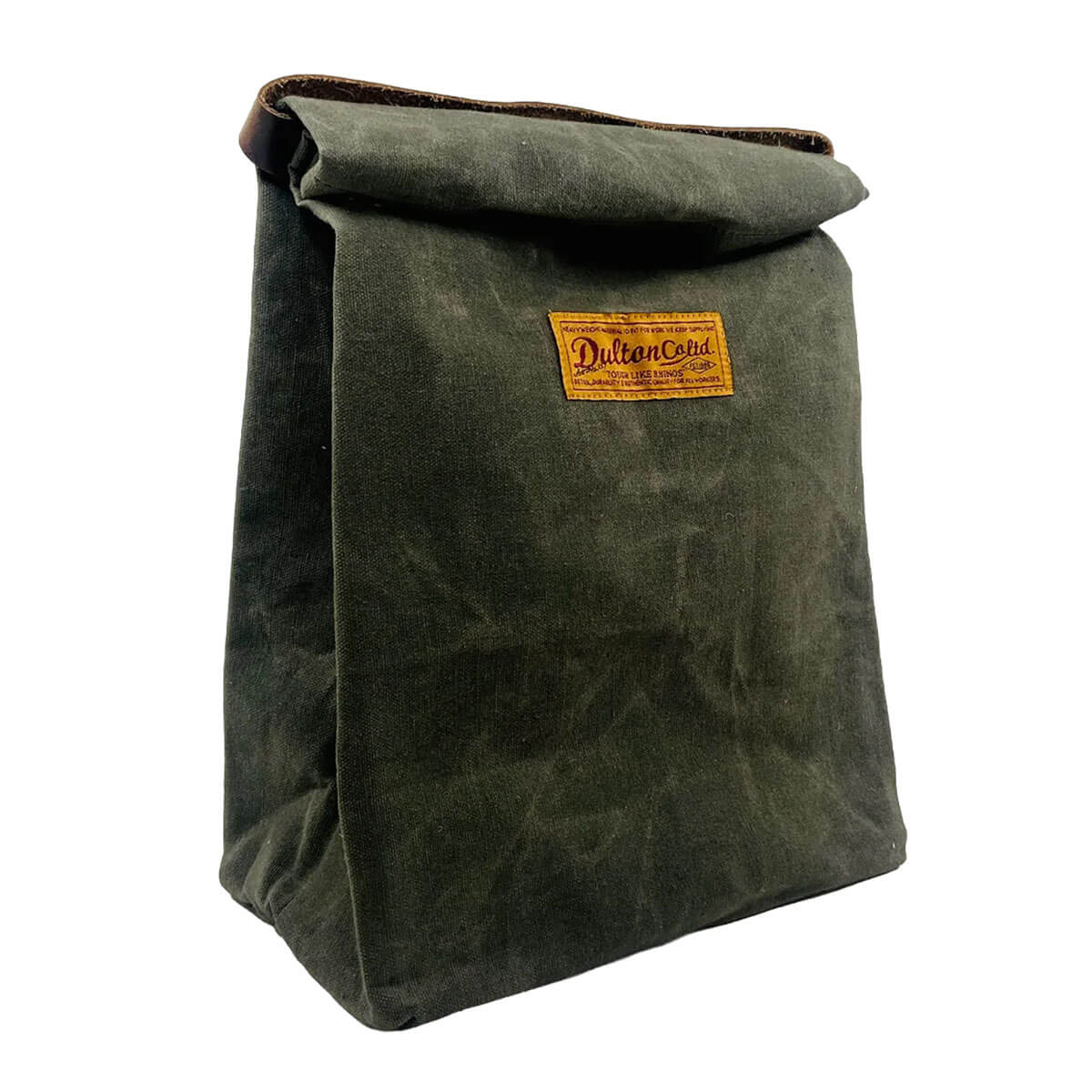 Wax Canvas Lunch Bag in Olive by Dulton