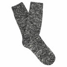 Melange Blend Socks in Black by Escuyer