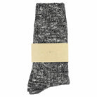 Melange Blend Socks in Black by Escuyer