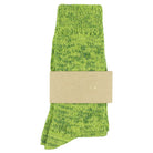 Melange Blend Socks in Fluo Green by Escuyer