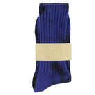 Tie Dye Socks in Black / Strong Blue by Escuyer