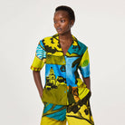 Brock Blouse in Yellow / Blue by Fabienne Chapot