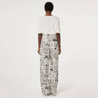 Guicho Trousers in Cosy White / Black by Fabienne Chapot