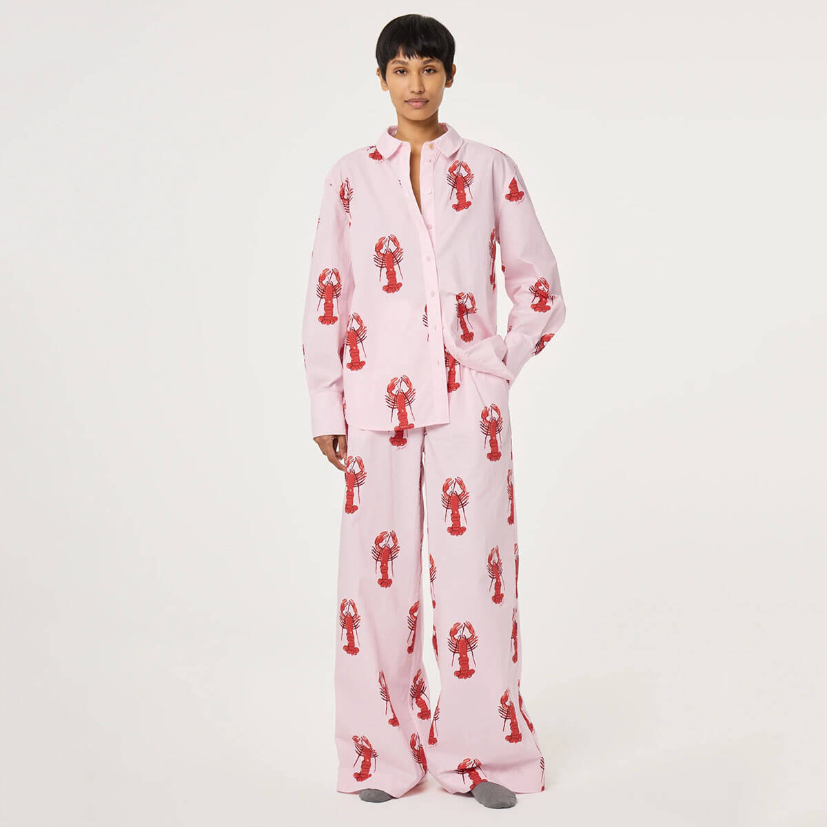 Tony Blouse in Cherry Blossom / Tangerine by Fabienne Chapot