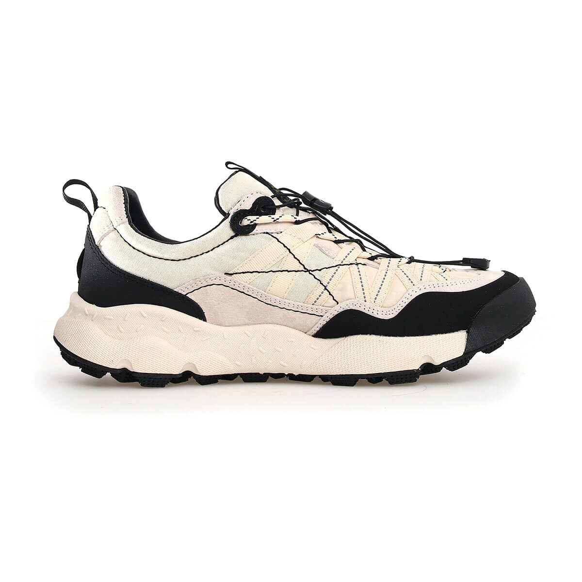 Iwano 2 Uni Waterproof Trainer in White / Black by Flower Mountain