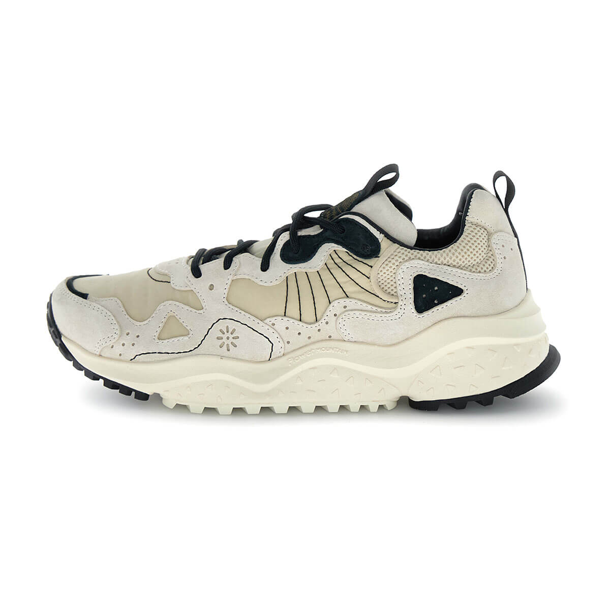 Ranya Uni Trainer in Bone / Milk by Flower Mountain