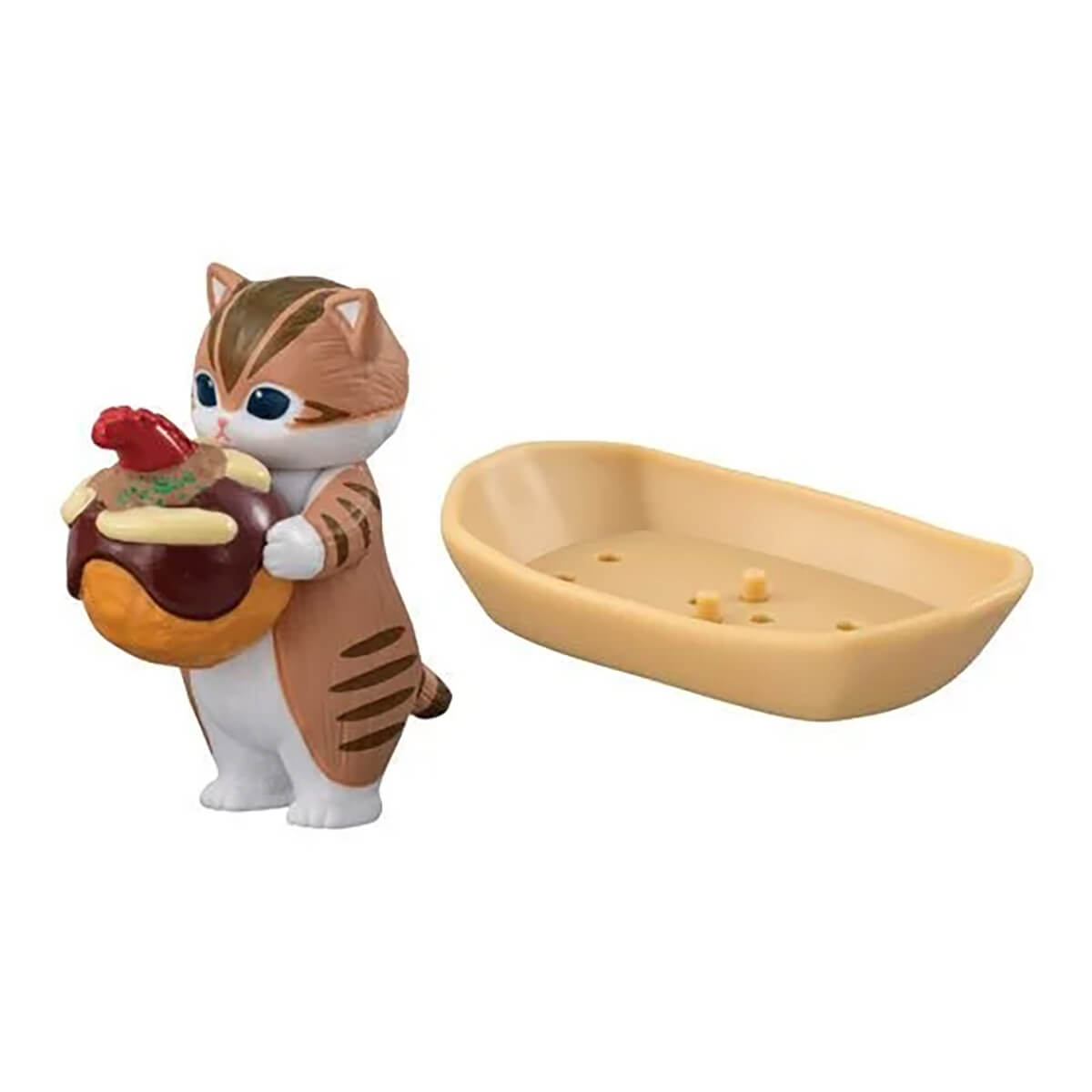 Mofusand Takoyaki Nyan Mascot Gachapon Capsule Collectible by Bandai